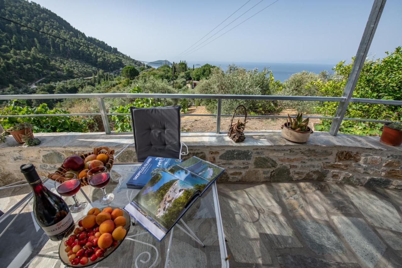 Oneiro Cottage Skopelos Buitenkant foto